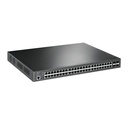 TP-Link TL-SG3452P - Switch L2+ administrable de 52 puertos Gigabit, con 48 puertos PoE+