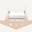 TP-Link TL-WR820N - Router WiFi 2.4 GHz N300 2 RJ45 LAN 1 RJ45 WAN