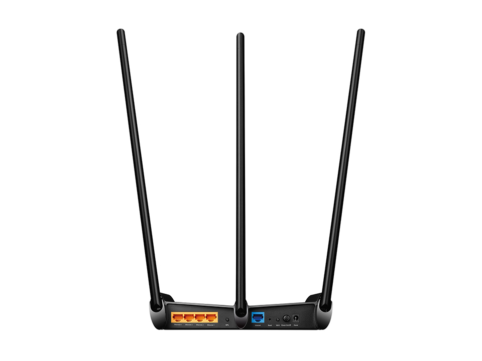 TP-Link WR-941HP - Router WiFi 2.4 GHz. N450 3x3 alta potencia switch 4 puertos 10/100 Mbps