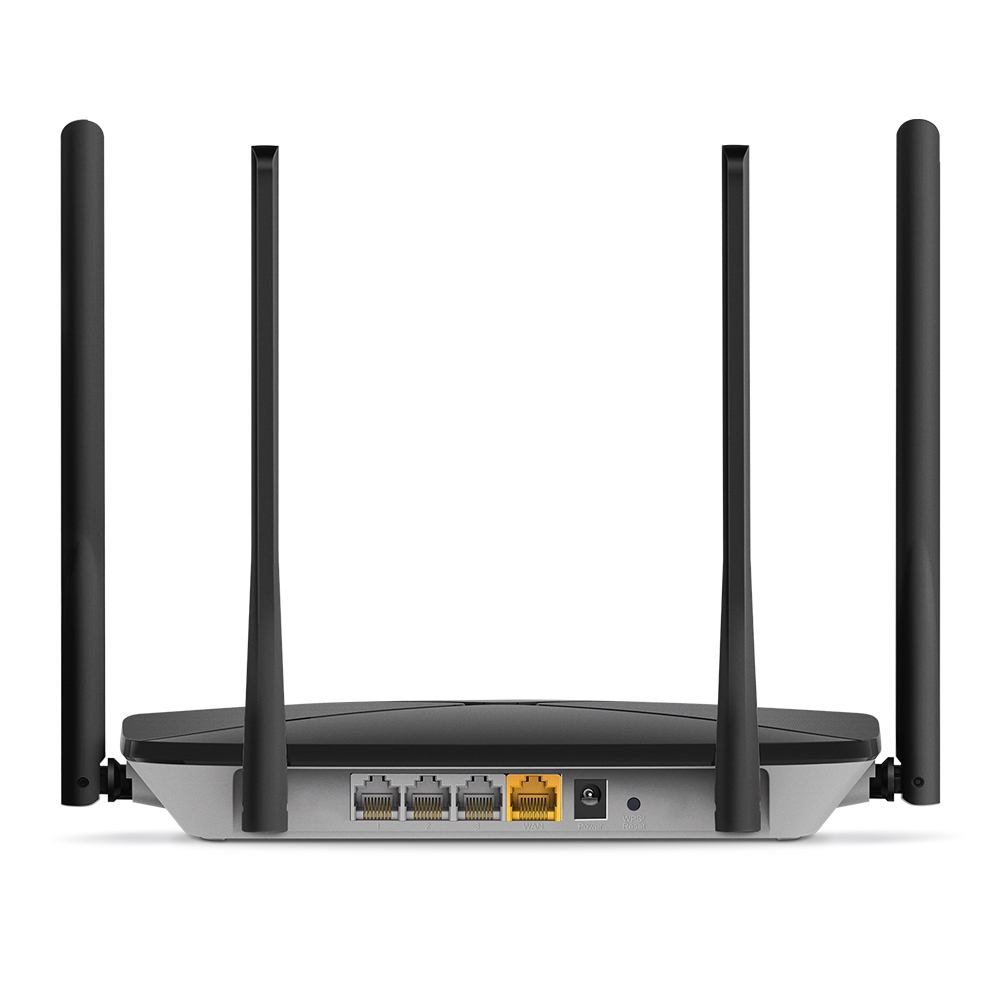 Mercusys AC12G - Router WiFi Dual band AC1200 4 gigabit LAN 1 gigabit WAN