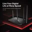 Mercusys AC12G - Router WiFi Dual band AC1200 4 gigabit LAN 1 gigabit WAN
