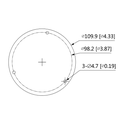 DAHUA IPC-HDBW2531E-S-S2 - Cámara IP Domo 5 Mpx, Antivandalica, H.265, WDR Real