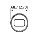 DAHUA IPC-HFW2831S-S2 - Cámara IP Bullet 4k, 8 Mpx, H.265+, WDR Real, Lente de 2.8 mm