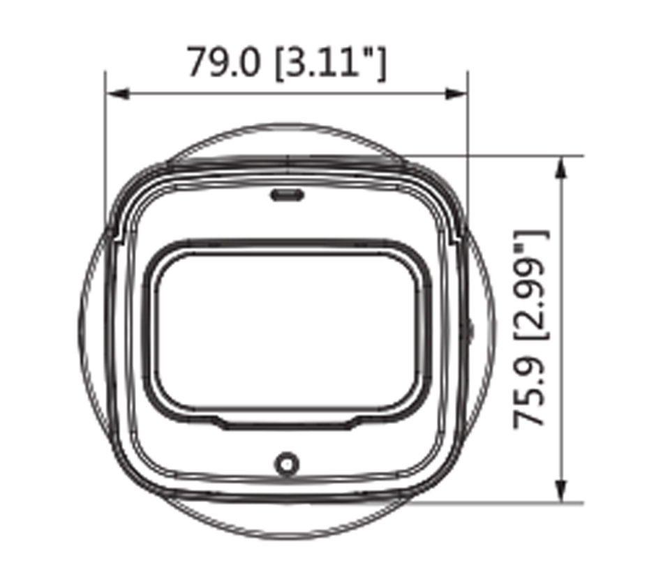 DAHUA IPC-HFW5241TN-S - Cámara IP Bullet 2 Mpx, Inteligencia Artificial, H.265