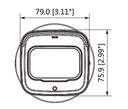 DAHUA IPC-HFW5241TN-S - Cámara IP Bullet 2 Mpx, Inteligencia Artificial, H.265