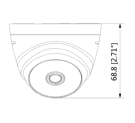 Dahua Cooper T1A21 - Cámara domo HDCVI 1080p, TVI, A HD, CVBS, Lente 2.8 mm, Smart ir 20 Mts, Apertura lente 103 grados, Interior