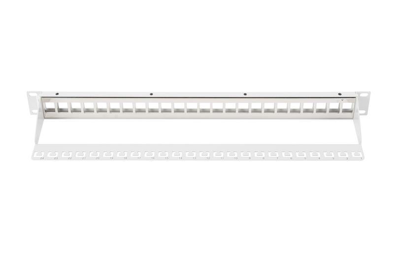 Digitus - Patchpanel 24 puertos, 19", 1U, blindado, Gris