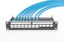 Digitus - Patchpanel 8 puertos, 10", 1U, blindado, Negro