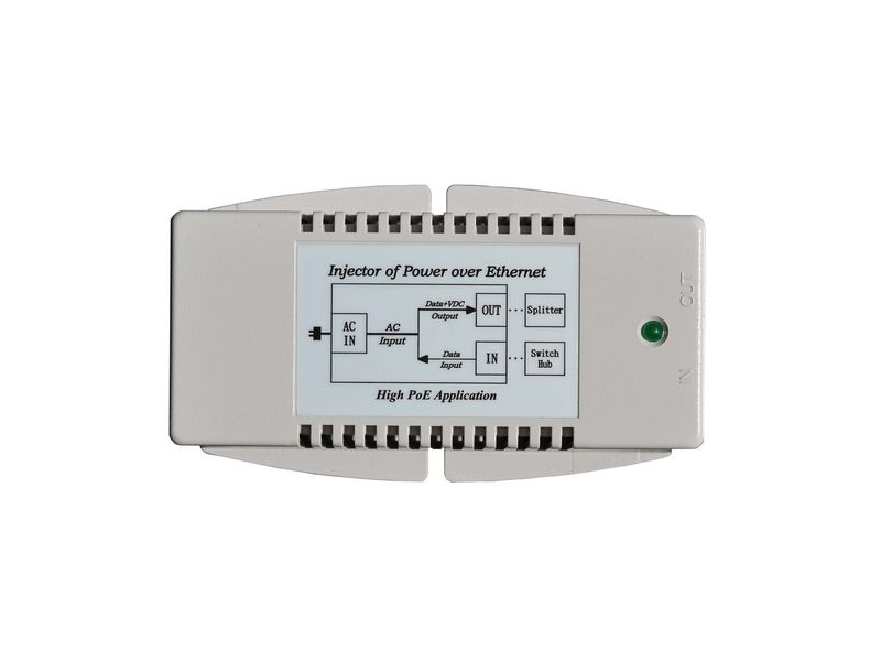 Tycon Power POE-HP-48G - Inyector PoE 56V 50W Gigabit PoE pasivo