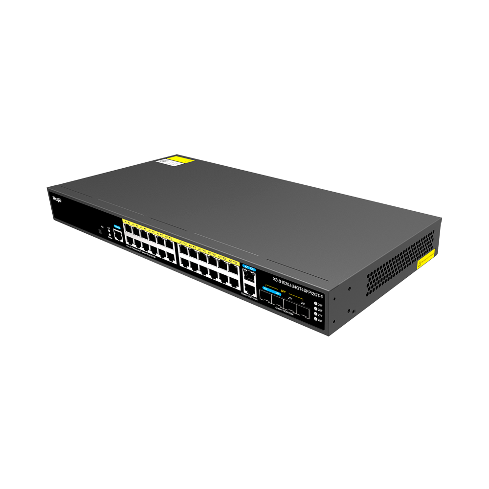 Ruijie RG-XS-S1930J-24GT45FP-2GT - Switch Cloud Gestionable L2 26 puertos RJ45 Gigabit + 4 puertos SFP Gigabit