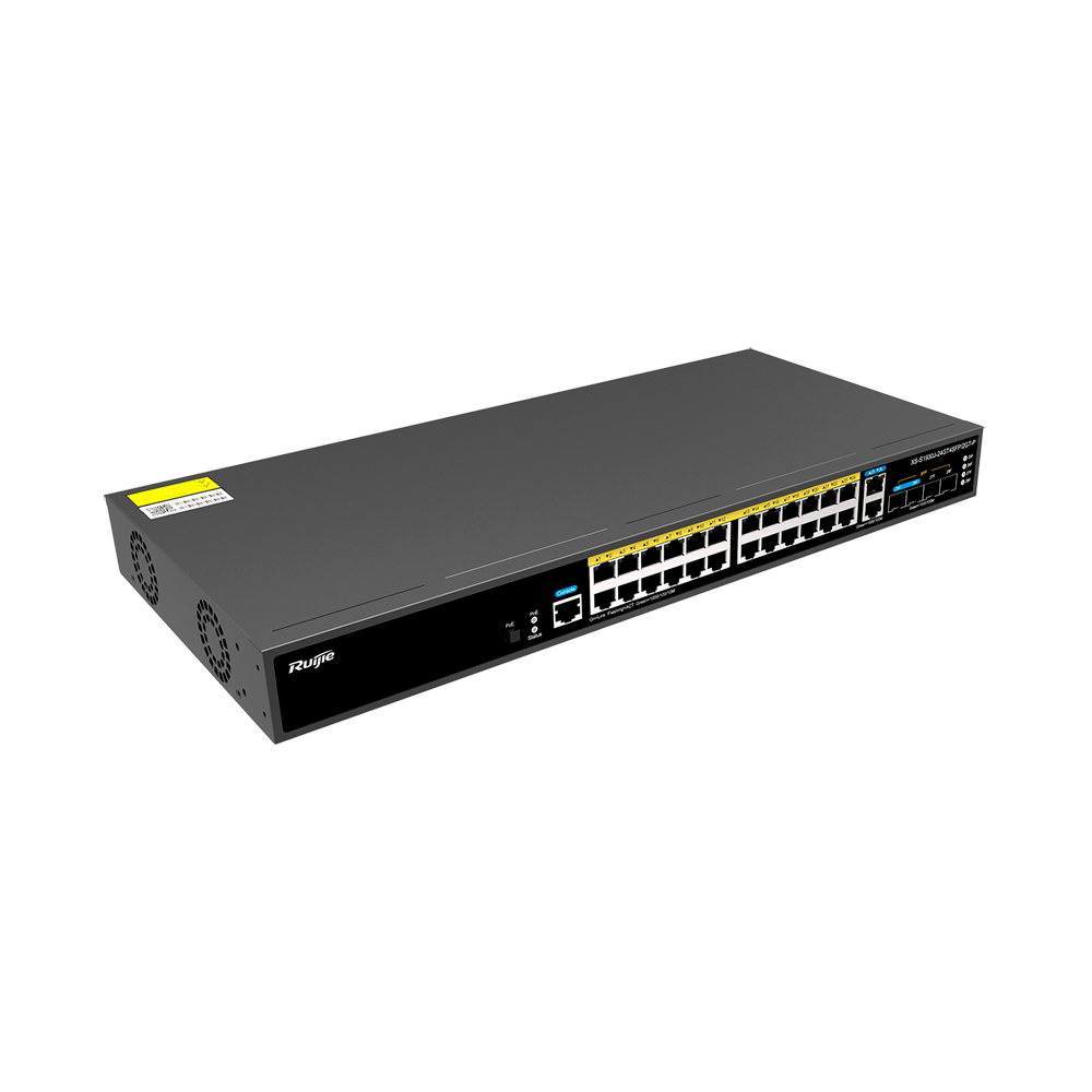 Ruijie RG-XS-S1930J-24GT45FP-2GT - Switch Cloud Gestionable L2 26 puertos RJ45 Gigabit + 4 puertos SFP Gigabit