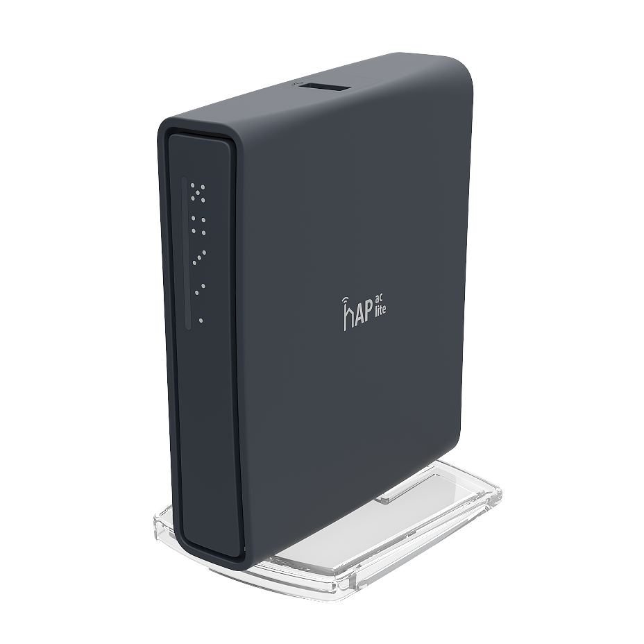 Mikrotik hAP AC Lite Torre, 5 Ptos 10/100, 2.4 Ghz, 5 Ghz AC, CPU 650 Mhz, 64 Gb RAM, L4