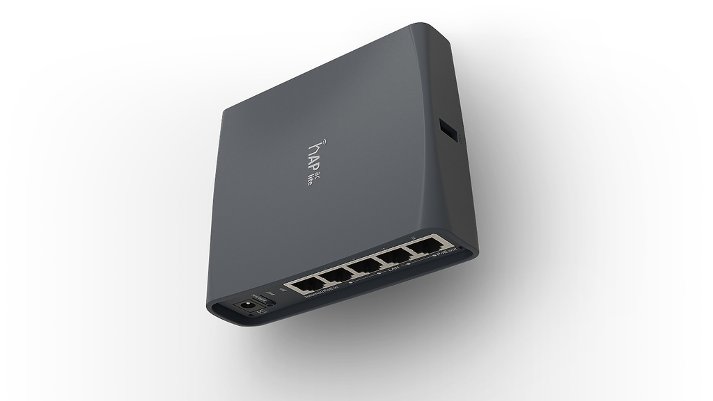Mikrotik hAP AC Lite Torre, 5 Ptos 10/100, 2.4 Ghz, 5 Ghz AC, CPU 650 Mhz, 64 Gb RAM, L4