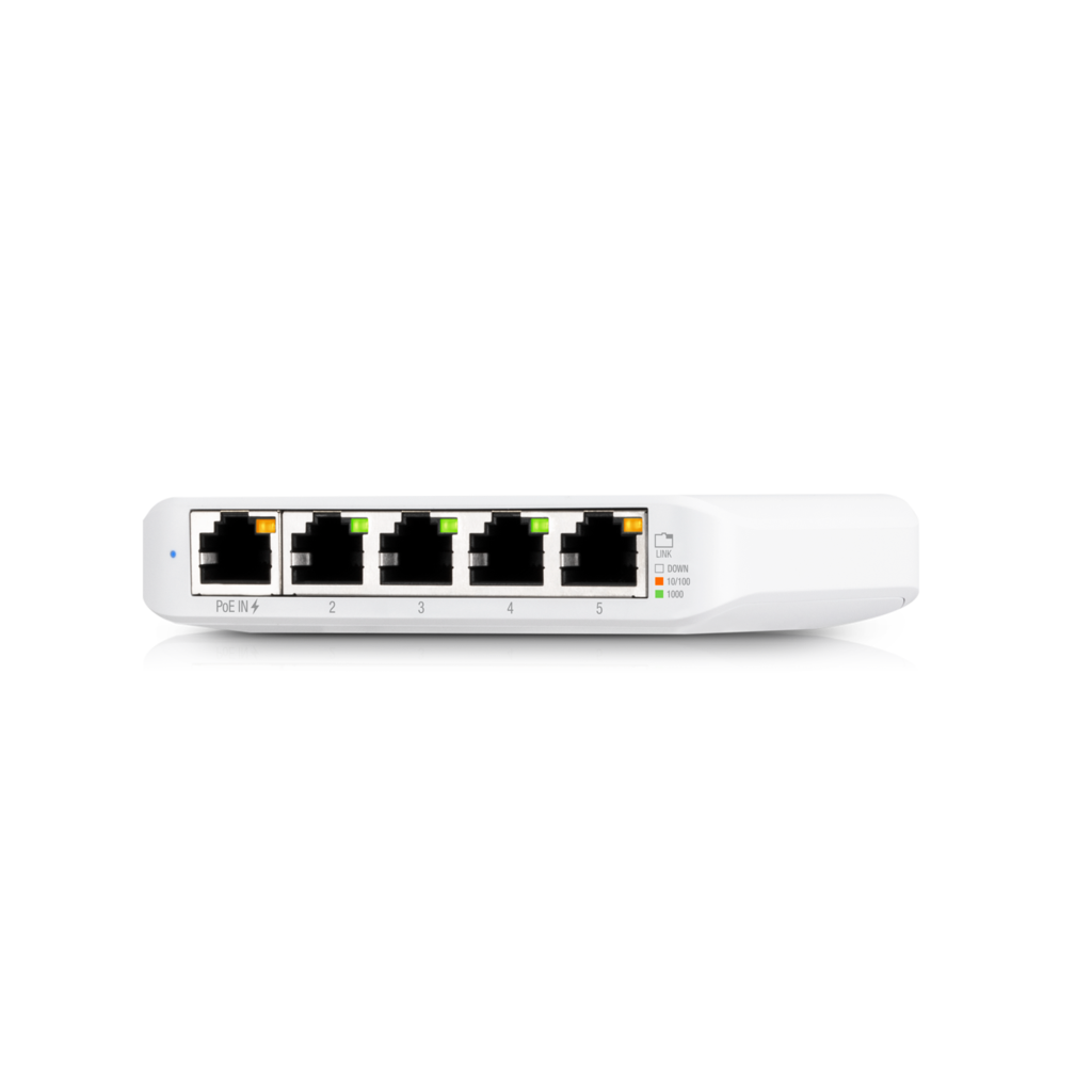 Ubiquiti USW-Flex-Mini - Switch UniFi FLEX PoE 802.3af/at 5 RJ45 Gigabit interior