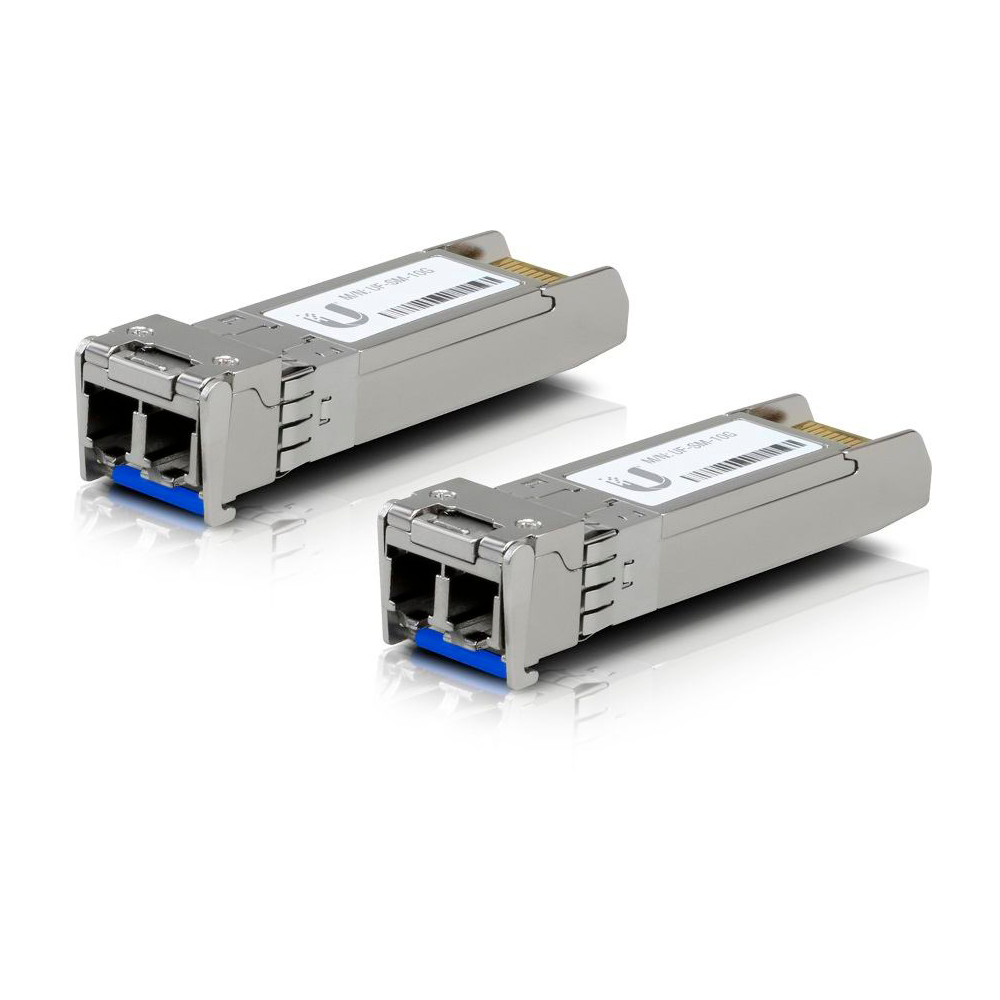 Ubiquiti UACC-OM-SM-10G-D-2 Módulo de fibra Mono-modo, duplex, 10Gbps, Pack 2