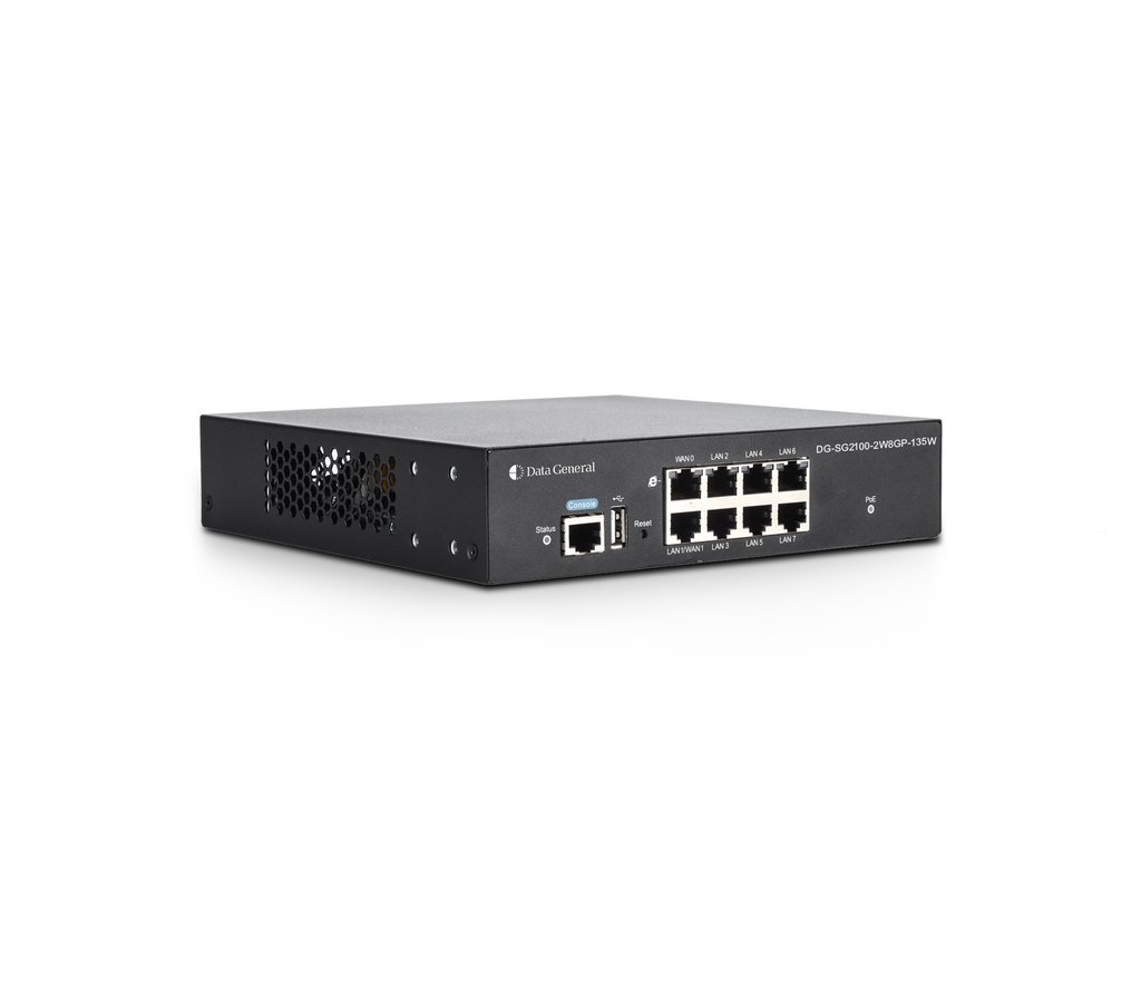 Data General DG-SG2100 - Gateway con balanceo de carga - vpn - switch gigabit PoE 8 puertos 135w - controladora WiFi
