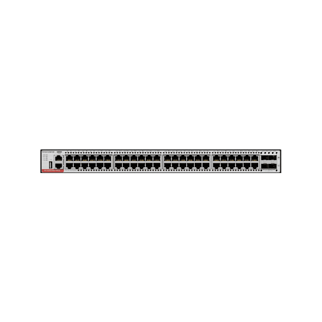 Data General DG-S5310-48G4X - Switch 10G con 48 puertos RJ45 gigabit y 4 SFP+ - 1 fuente PA150IB-F incluida