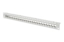 Digitus - Patchpanel 24 puertos, 19", 1U, blindado, Gris