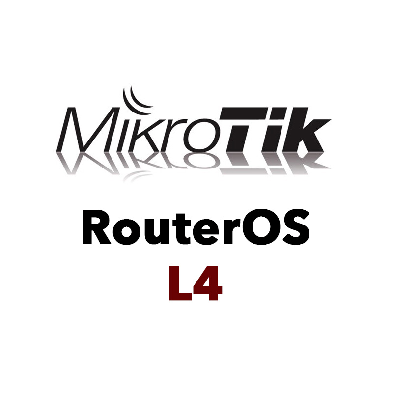 Mikrotik RouterOS Nivel 4 - Licencia RouterOS nivel 4 para routerboards o x86