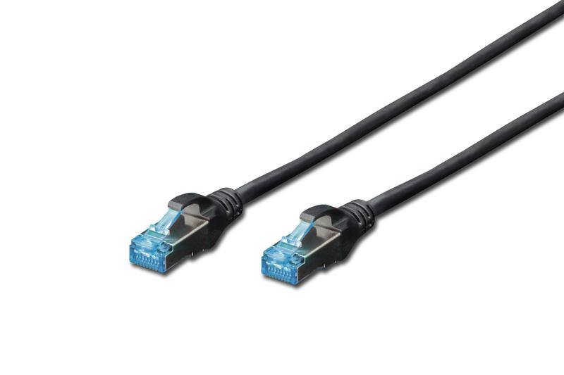 Digitus - Cable Ethernet SF/UTP CAT 5e, Negro 3 m.