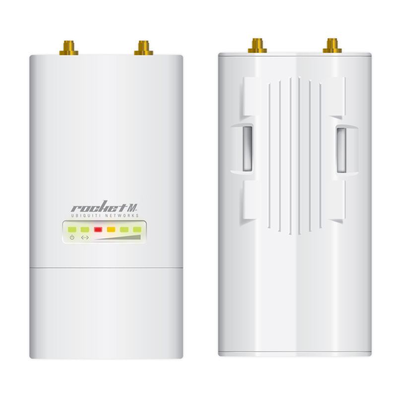 Ubiquiti Rocket M2 -  Estacion base 2.4 GHz. AirMax M2 150 Mbps RP-SMA