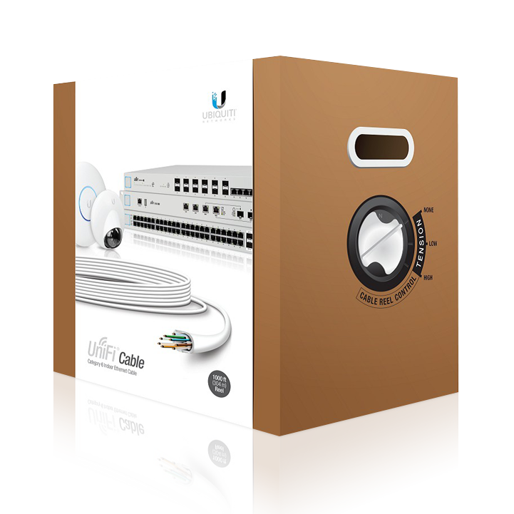 Ubiquiti UC-C6-CMR - Cable UniFi de Categoria 6 de 300 m. para uso interior