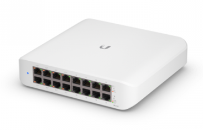 Ubiquiti USW-Lite-16-PoE - Switch gigabit gestionable L2 PoE de 16 Puertos (8 puertos PoE 802.3af/at 45 W)