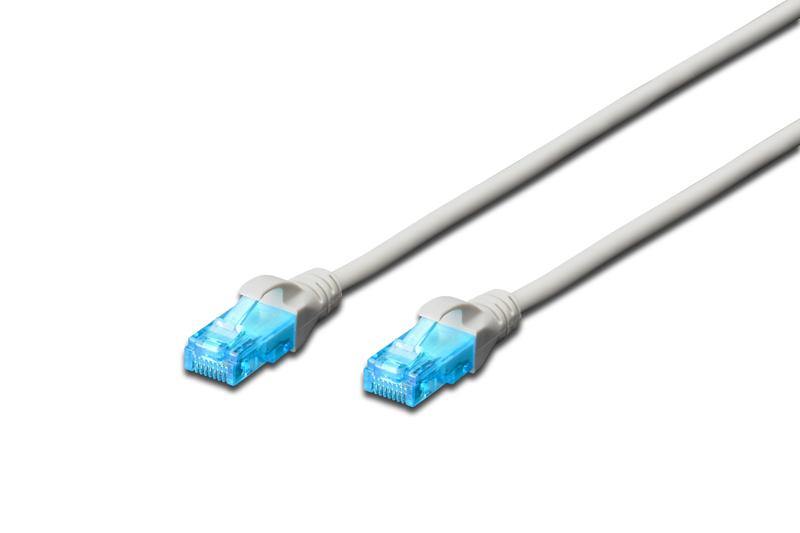 Digitus - Cable Ethernet U/UTP CAT 5e, Cu, Gris 20 m.