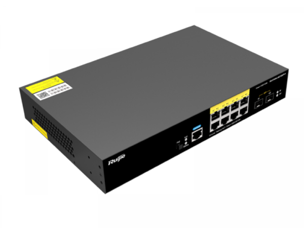 Ruijie RG-XS-S1930J-8GT2SFP-P  - Switch gigabit gestionable en cloud 8 puertos PoE/ PoE+ 2 slots SFP