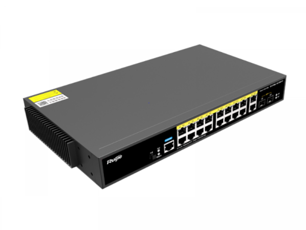 Ruijie RG-XS-S1930J-18GT2SFP-P - Switch gigabit gestionable en cloud 16 puertos PoE/ PoE+ 2 slots SFP