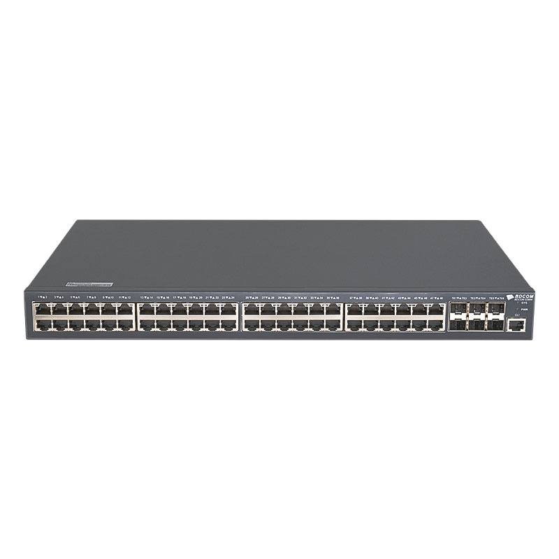 BDCOM S3900-48T6X - Switch 10G gestionable en capa 3 48 puertos Gigabit 6 slots SFP+ doble fuente