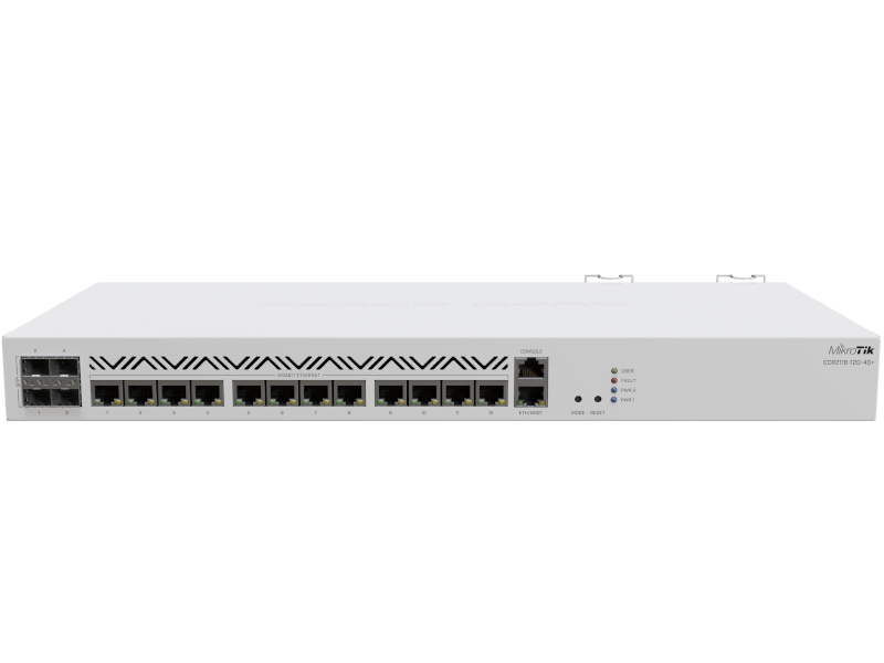 Mikrotik CCR2116-12G-4S+ - Cloud Core Router 16 núcleos RouterOS L6 12 puertos Gigabit 4  SFP+ 10G