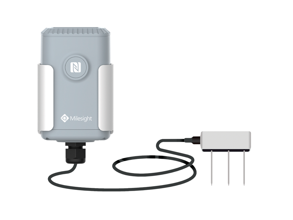Milesight EM500-SMTC-915M PN MEC20 - Sensor de temperatura y conductividad de tierra LoraWan 915 MHz.