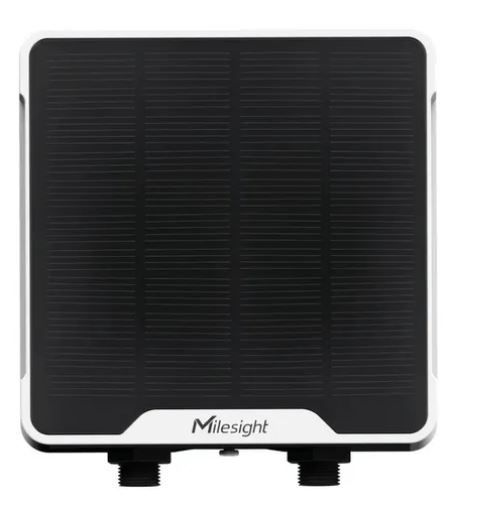 Controladora de exterior IP67 con panel solar múltiples I/O LoraWan 915 MHz.- Milesight UC501-915M-EA