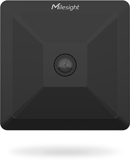 Milesight VS121-915M-BLACK- Sensor con Inteligencia artificial para detección y conteo de personas LoraWan 915 MHz  