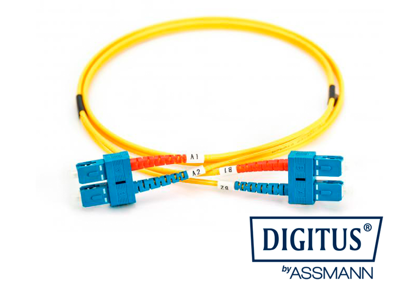 Digitus SCSC - Pack de patch cord de fibra óptica dúplex SC/SC de diferentes longitudes -  Valor de mercado > 5.000 pesos (28 unidades)