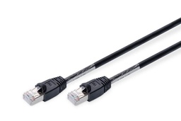 [DGT-SFTP-6BK1000] Digitus - Cable de conexión de exterior CAT 6 SFTP, Negro, 10 m