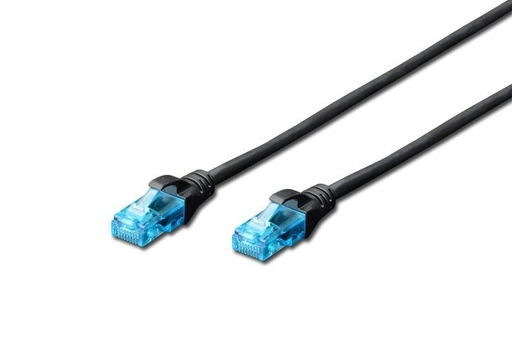 [DGT-UUTP-5EBL200] Digitus - Cable Ethernet U/UTP CAT 5e , Negro 2 m.