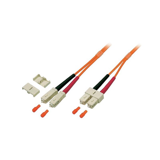 [DGT-SCSC-OM2OR1] Digitus SCSC-OM2OR1 - Patch Cord fibra Duplex SC/SC 50/125 1m OM2 LSZH