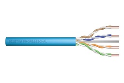 [DGT-UUTP-6ABL305] Digitus - Cable de instalación de par trenzado CAT 6a U/UTP, Azul, 305 m