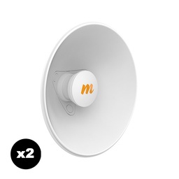 [MIM-N5-X20-2P] Mimosa N5-X20-2P - Antena 4.9-6.4 GHz Mod. Twist-on 20 dBi C5x y B5x Pack 2