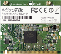 [MKT-R52NM] Mikrotik R52N 802.11AGBN 100/200 mW 300 Mb/s MMCX