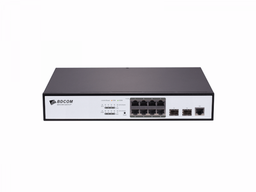 [BD-S2510-P] BDCOM S2510-P - Switch gestionable en capa 2 con 8 puertos gigabit PoE y 2 slots SFP