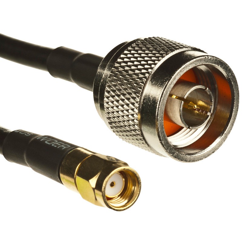 Adaptadores BNC A SMA | Kit De 4 Conectores RF Para Antena WiFi, CCTV, Radio | Macho/Hembra