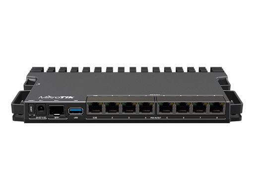 [MKT-RB5009UPr+S+IN] Mikrotik RB5009UPr+S+IN - Router 4 núcleos 1x 2.5Gbit LAN  7x 1Gbit LAN (af/at PoE+) 1 x SFP+
