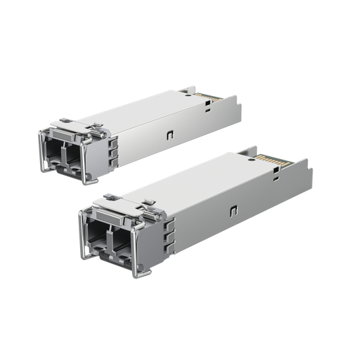 [UBN-UACC-OM-MM-1G-D-2] Ubiquiti UACC-OM-MM-1G-D-2 Módulo de Fibra Multimodo, Duplex, 1Gbps, Pack 2