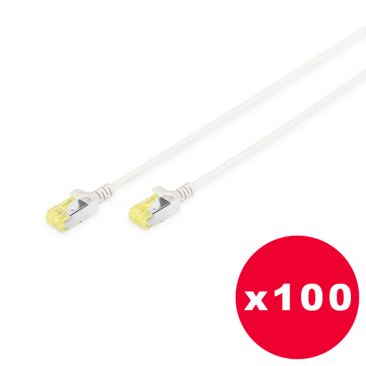 [DGT-UTP-6AGY300-P100] Digitus - Cable Ethernet UTP CAT 6A Gris 3 m.  - Pack de 100 unidades