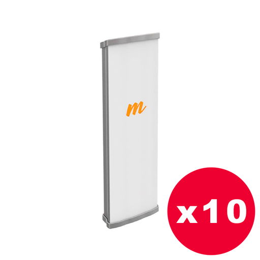 [MIM-N5-45X2-P10] Mimosa N5-45X2 - Antena Sector 4.9-6.4 GHz 45º, 19 dBi, 2 puertos , 2x2 (N) - Pack de 10 unidades