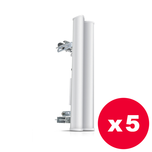 [UBN-AM-2G15-120-P5] Ubiquiti AM-2G15-120 - Antena Sectorial 2.4 GHz. 15 dBi 120º MIMO 2X2 - Pack de 5 antenas