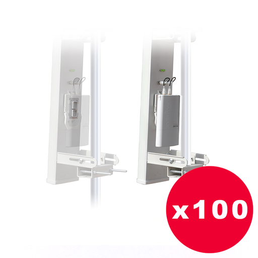 [WRL-RF-EB912-P100] RF Elements EasyBracket 912 - Kit montaje Mikrotik BaseBox para Antenas Ubiquiti - Pack 100 unidades